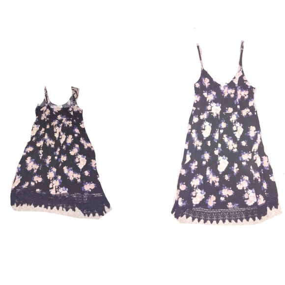 LA Hearts size small spaghetti strap dress with pink roses - Picture 4 of 4